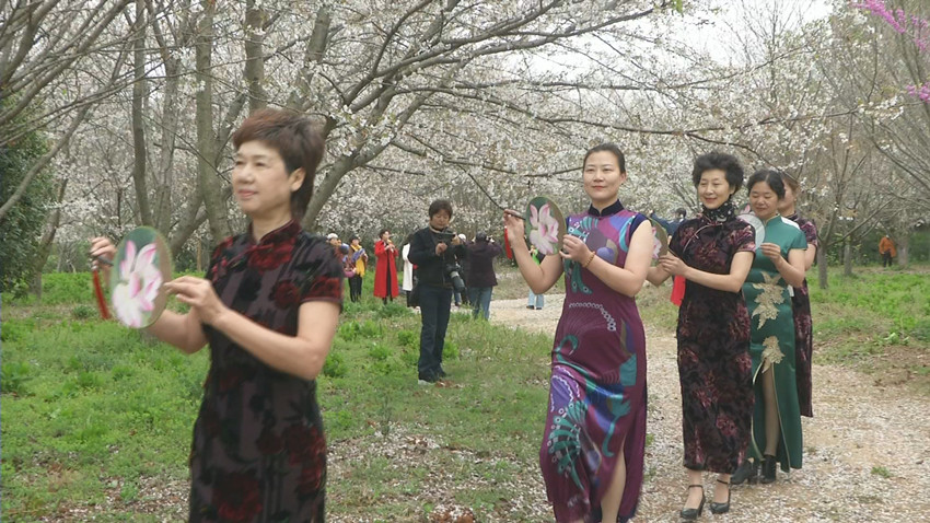 /uploads/image/2022/03/21/85a92615fafd235c32c85b6eec4aa870.jpg 图为游客在嬉子湖蟠龙村蟠龙湾生态园.jpg