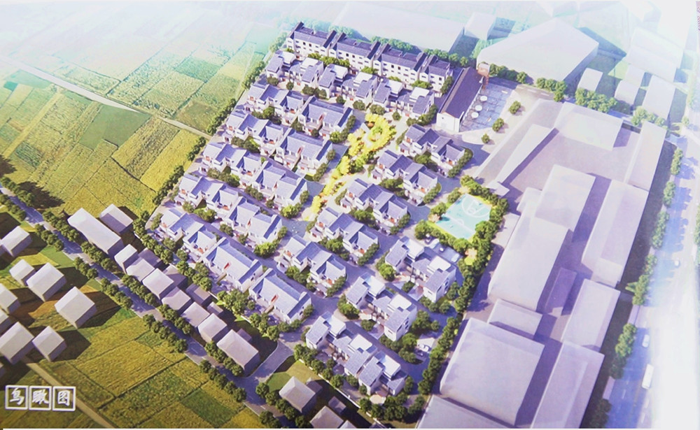 图为新安渡村中心村庄规划效果图。.jpg